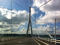 Pont du Normandie (from car with iPhone)